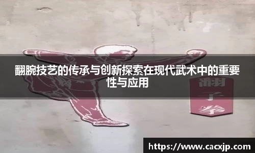 翻腕技艺的传承与创新探索在现代武术中的重要性与应用
